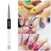 effect of Nail Art Liner Brush With Diamond Acrylic Handle
