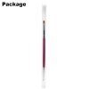 package of Double Head Pink Wooden Handle Gradient Painting Pen Drawing Brush