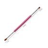 size of Double Head Pink Wooden Handle Gradient Painting Pen Drawing Brush