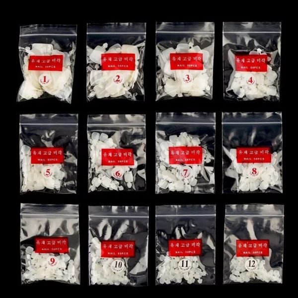 small package of False Full Cover Toe Tips