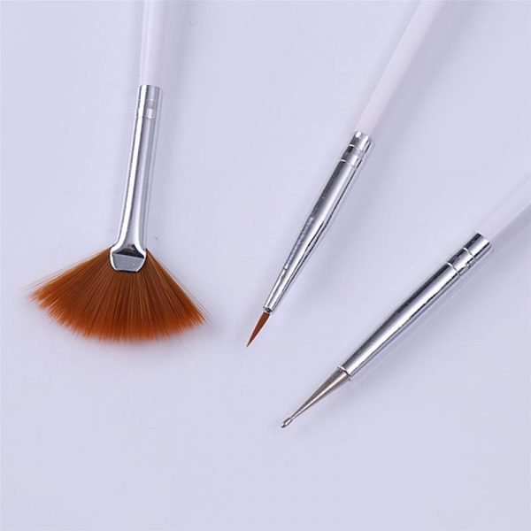 12PCS Different Functions Nail Art Design Brush Kit-3