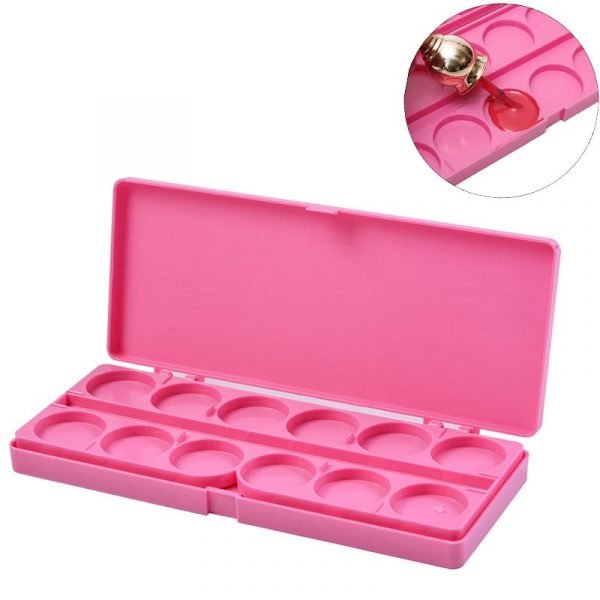 24 Grids Two Layers Nail Art Color Paint Palette