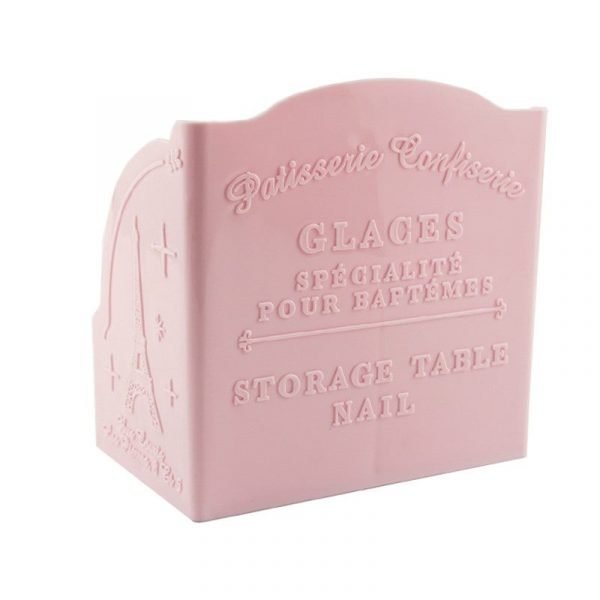 3 Cells Nail Tools Storage Box Organizer Nail Art Brush Display Shelf Holder-2