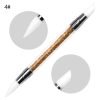 5PCS Short Type Double Heads Nail Art Silicone Sculpture Pen With Plastic Handle-7