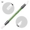 5PCS Short Type Double Heads Nail Art Silicone Sculpture Pen With Plastic Handle-8