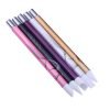 5PCS Soft Silicone Nail Art design Carving Craft Pen Brush Kit-11