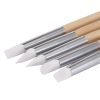 5PCS Wooden Handle Nail Art Silicone Sculpture Pen Set-2