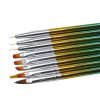 8 PCS Gradual Color Plated Metal Handle Nail Art Design Brush Set-1