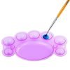 Bear Paw Shape Nail Color Mixing Palette Dish-3