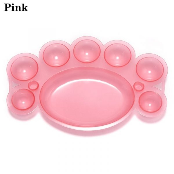 Bear Paw Shape Nail Color Mixing Palette Dish-5