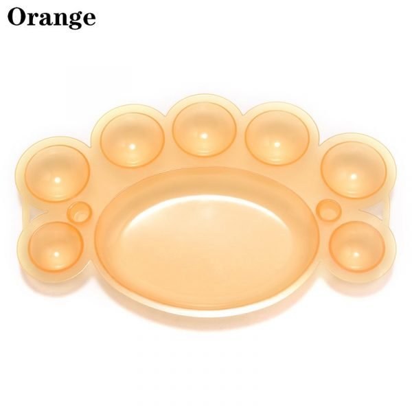 Bear Paw Shape Nail Color Mixing Palette Dish-7