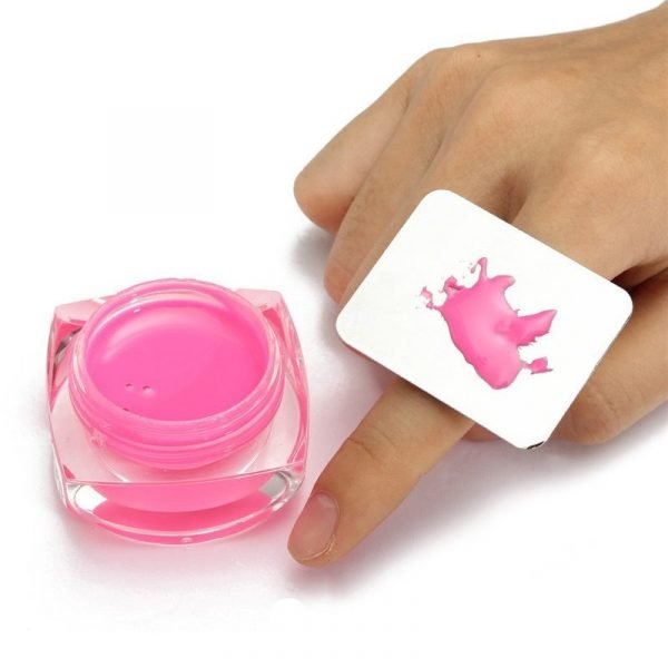 Four Shapes Stainless Mini Size Nail Art Color Palette Ring-2