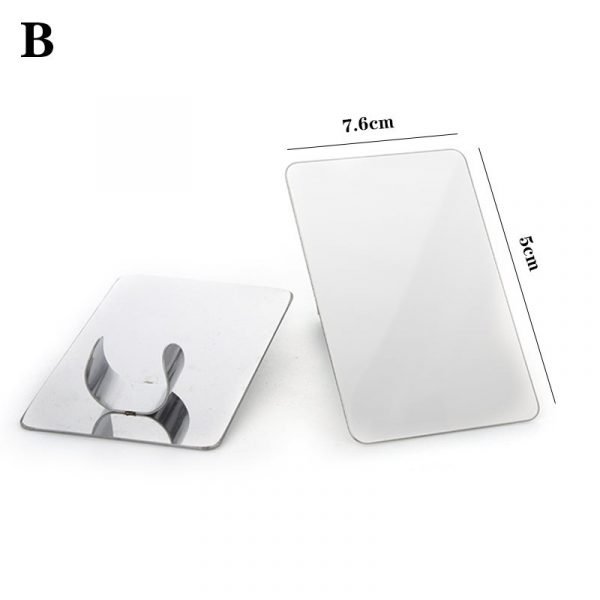 Four Shapes Stainless Mini Size Nail Art Color Palette Ring-B