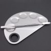 Four Shapes Stainless Steel Nail Art Makeup Color Palette-2