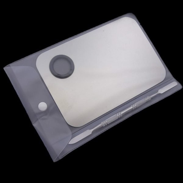 Four Shapes Stainless Steel Nail Art Makeup Color Palette-6