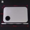 Four Shapes Stainless Steel Nail Art Makeup Color Palette-B
