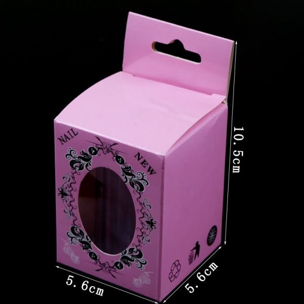 Nail Art Brushes Round and Octangle Shape Mini Plastic Storage Holder-7