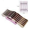 Plated 5 Grids Nail Art Brush holder Nail Salon Tools Brush Rack-3