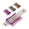 Plated 5 Grids Nail Art Brush holder Nail Salon Tools Brush Rack-4