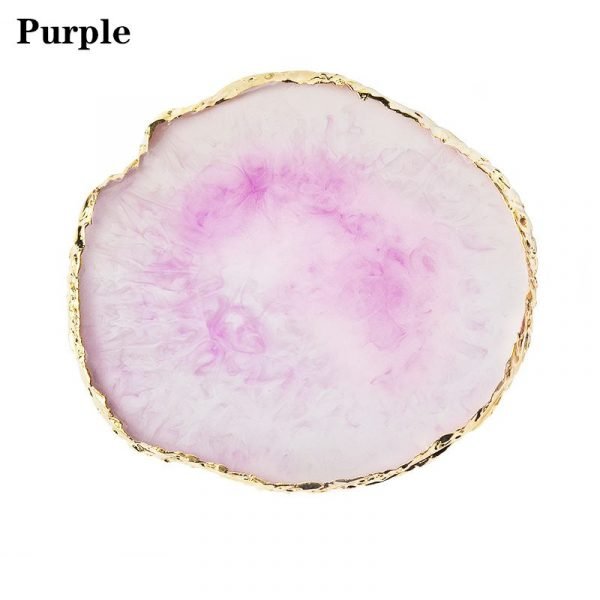 Round Shape Resin Nail Art Color Mixing Palette And Artwork Display Board-10