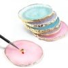 Round Shape Resin Nail Art Color Mixing Palette And Artwork Display Board-3