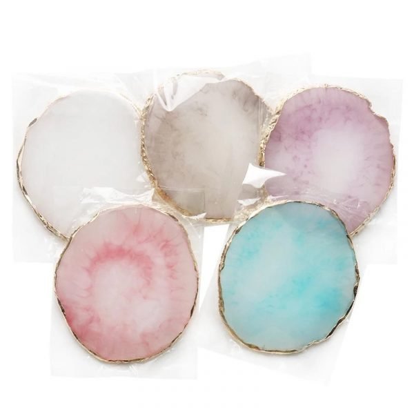 Round Shape Resin Nail Art Color Mixing Palette And Artwork Display Board-6