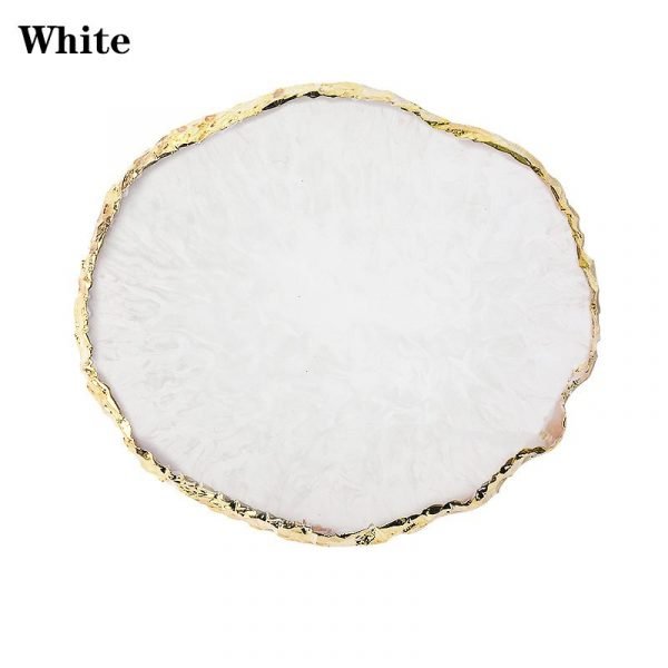 Round Shape Resin Nail Art Color Mixing Palette And Artwork Display Board-7