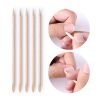 100Pcs Nail Art Design Manicure Wood Sticks Cuticle Pusher Remover Trimmer