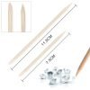 100Pcs Nail Art Design Manicure Wood Sticks Cuticle Pusher Remover Trimmer-6