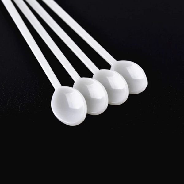 100Tips per Set Spoon Shape False Nail Art Color Chart Stick-3