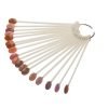 100Tips per Set Spoon Shape False Nail Art Color Chart Stick-6