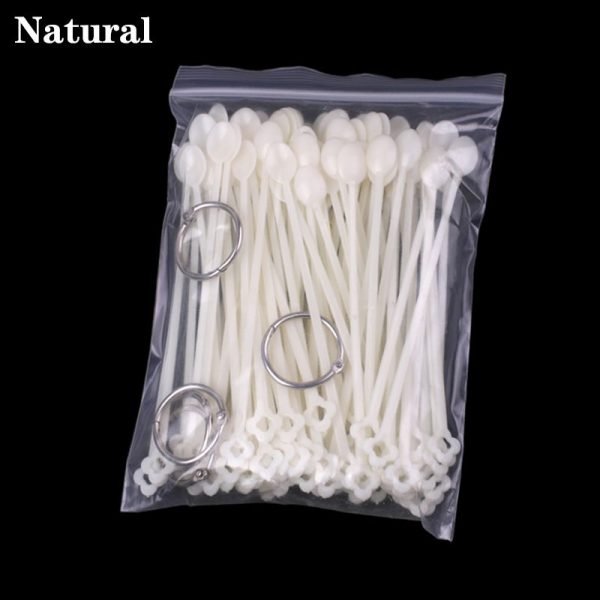 100Tips per Set Spoon Shape False Nail Art Color Chart Stick-9