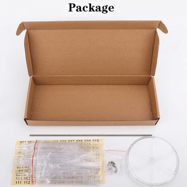 120Tips Spiral Style Nail Art Gel Polish Color Display Sticks With Plastic Base-7