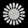 18 Tips Per Piece Nail Art Gel Polish Display Round Practice Wheel-1