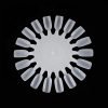 18 Tips Per Piece Nail Art Gel Polish Display Round Practice Wheel-3