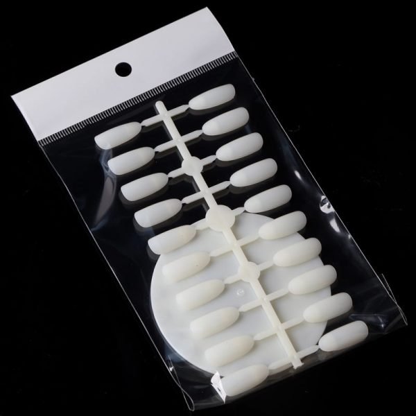 20 Tips Detachable Nail Art Gel Polish Display Round Practice Wheel-5