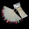 20 Tips Fan-Shaped Nail Art Display Fan Chart For Polish Gel Display-3