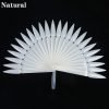 24 Tips per Set Stiletto Tips Fan Shaped Nail Art Gel Polish Color Display-6