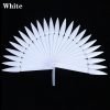 24 Tips per Set Stiletto Tips Fan Shaped Nail Art Gel Polish Color Display-8