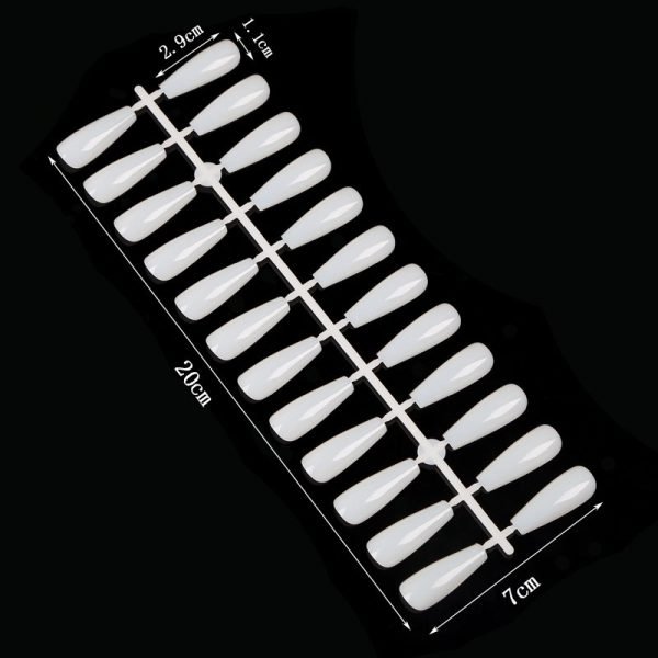 240Tips per Bag Coffin Ballerina Nail Tips For Displaying Gel Polish Color And Designs-6