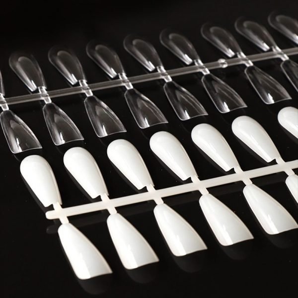 240Tips per Bag Coffin Ballerina Nail Tips For Displaying Gel Polish Color And Designs-7