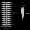 240Tips per Bag Sharp Stiletto Nail Tips For Displaying Gel Polish Color And Designs-3