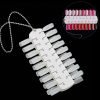 36 Tips Nail Art Gel Polish Color Display Chart With Necklace Chain