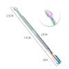4 Designs Rainbow Color Stainless Steel Manicure Pedicure Remover Tool Cuticle Pusher-1