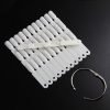 50 Branches 3 Knots Total 150 Tips Fan Shaped Nail Art Color Display Set-5