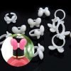 50 PCS per pack Nail Art Butterfly And Rose Ring Style Tips For Color Display