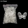 50 PCS per pack Nail Art Butterfly And Rose Ring Style Tips For Color Display-10