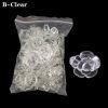 50 PCS per pack Nail Art Butterfly And Rose Ring Style Tips For Color Display-12