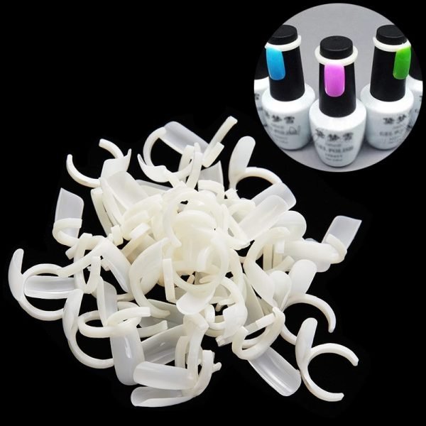 50 PCS per pack Nail Art Ring Style Tips For Color Display