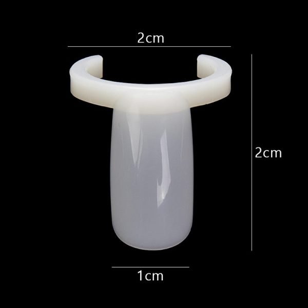 50 PCS per pack Nail Art Ring Style Tips For Color Display-2